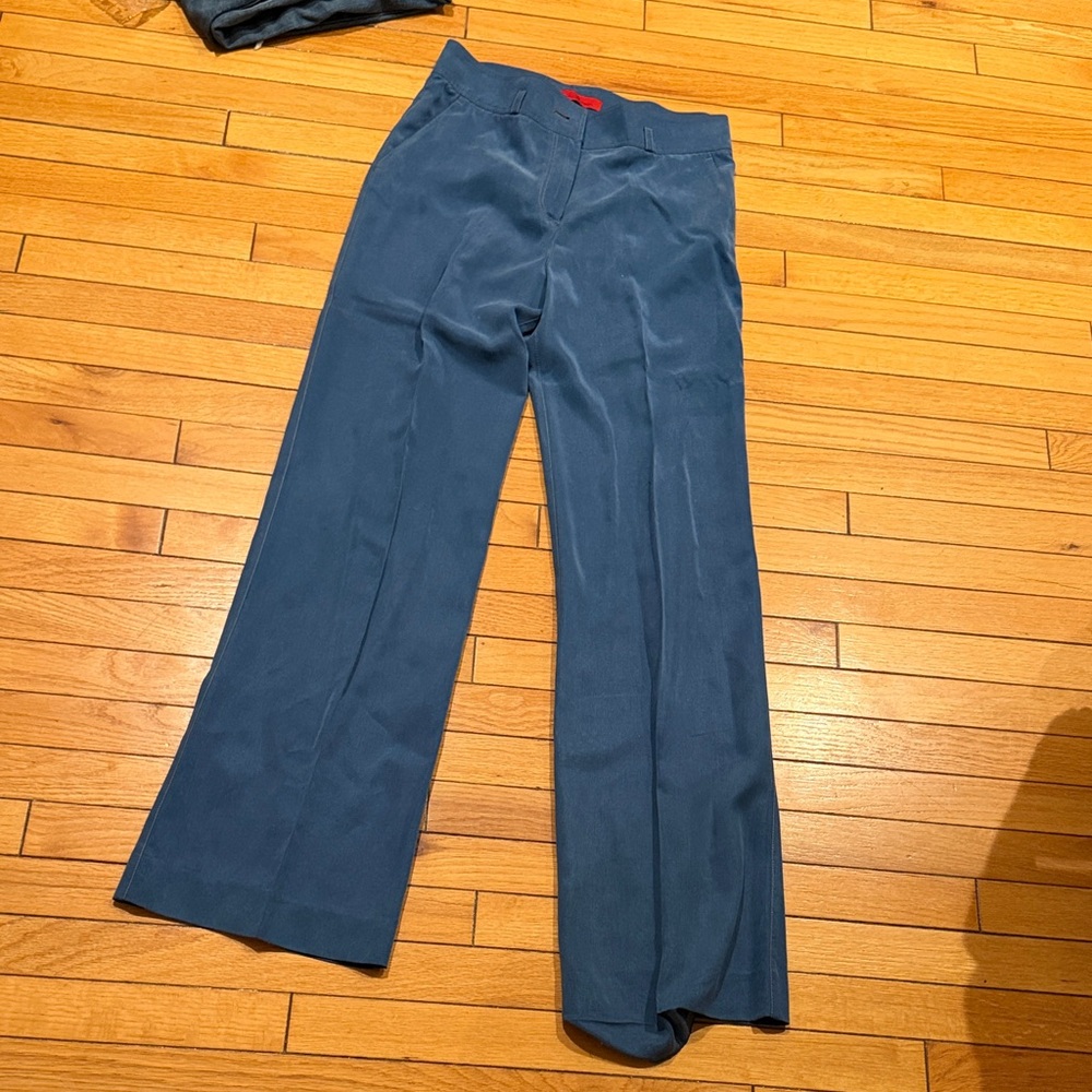 Carolina Herrera Denim Blue Trousers